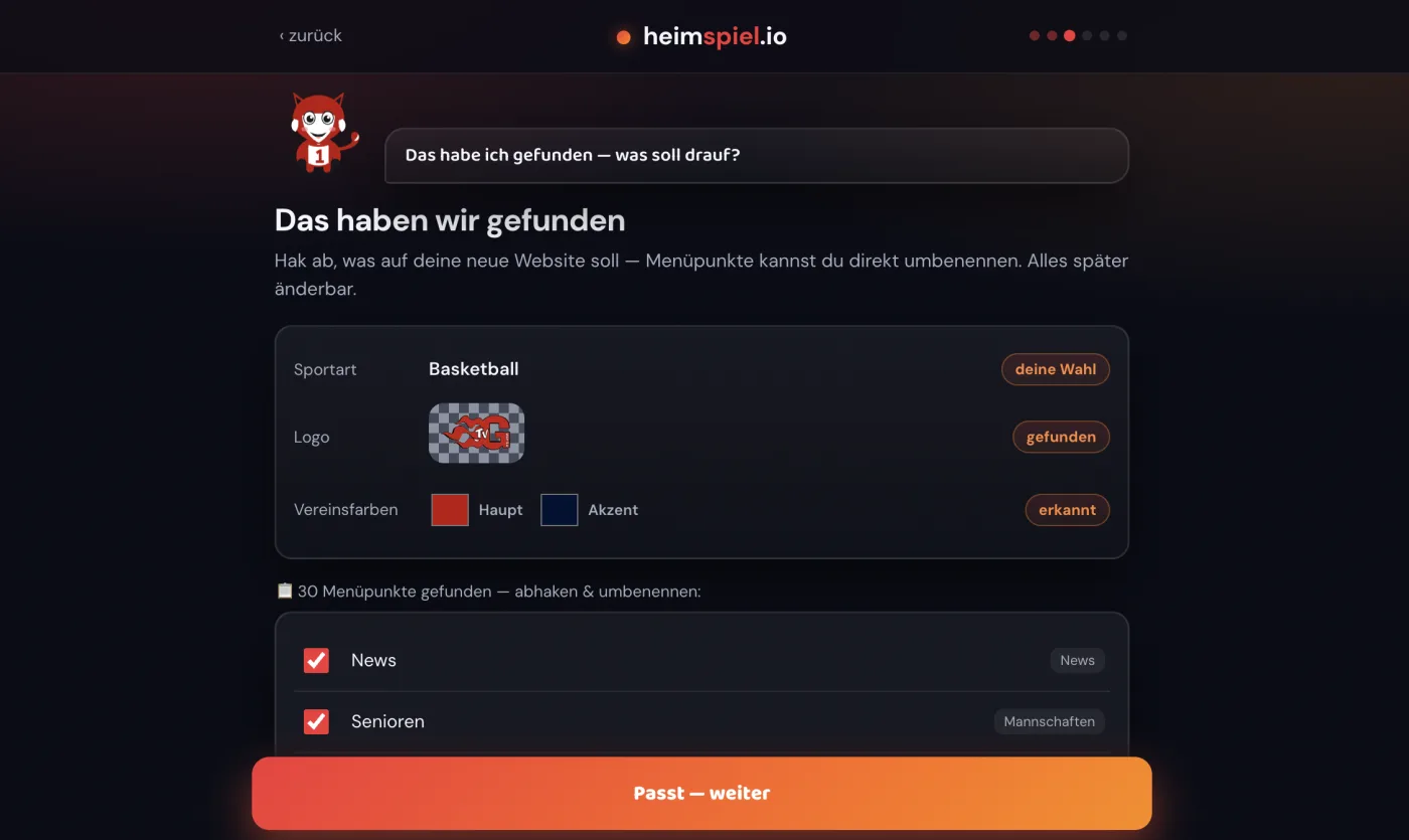 Vereinswebsite mit Baukasten erstellen